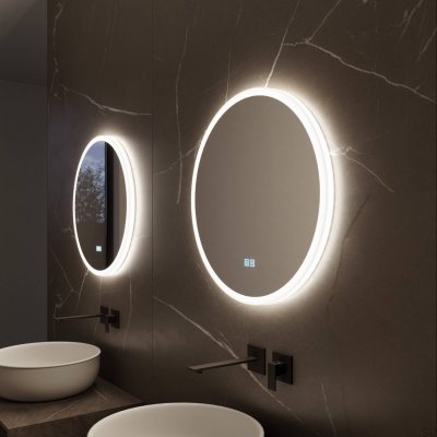 Miroir mural 600 IO D-M avec fonction anti-buée 230V/27W 