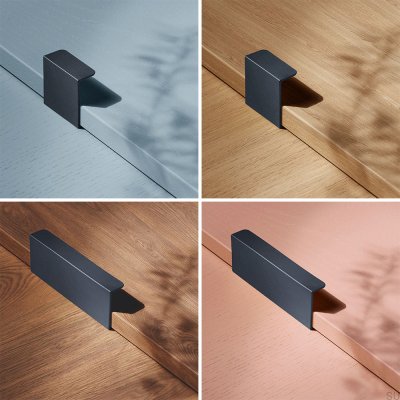 Hide 40 poignée de meuble à bord métallique Deep Blue