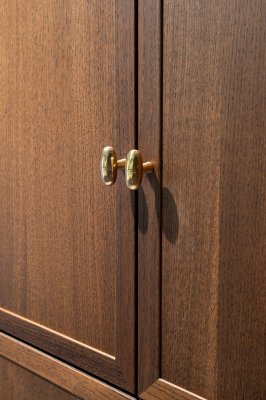 Bouton de meuble T-Bar Oliver, laiton poli