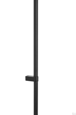 Poignée de meuble standard 2 L 1280 en acier noir mat