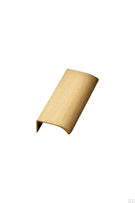 Bord droit 100 Aluminium Or foncé brossé Bord droit 100 Aluminium brossé Or foncé brossé