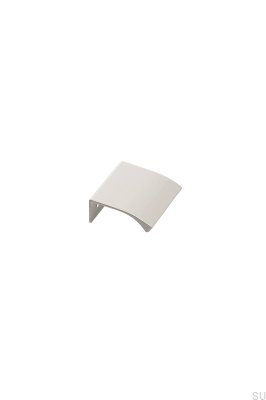 Edge Straight 40 Edge Poignée de meuble en aluminium blanc