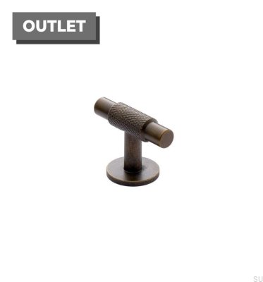 Bouton de meuble T-Bar Manor T Or antique