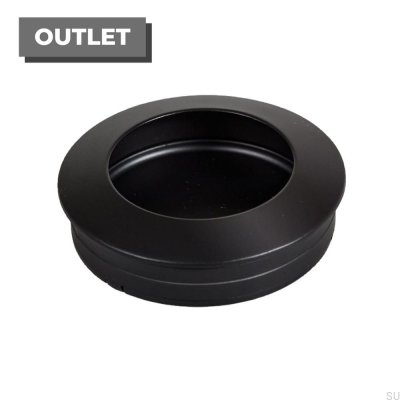 Poignée de meuble encastrée Tap 60 Métal noir