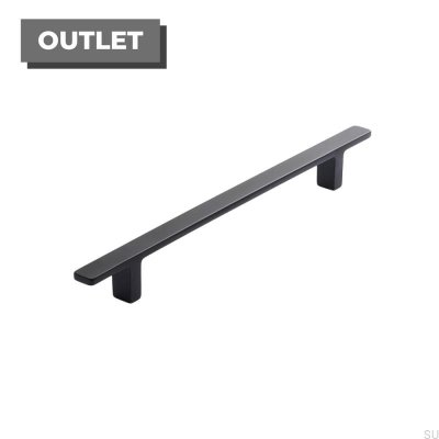 Poignée de meuble longue Transit 160 Métal Noir Mat
