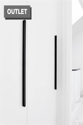 Poignée de meuble oblongue Elan 1088, noir mat
