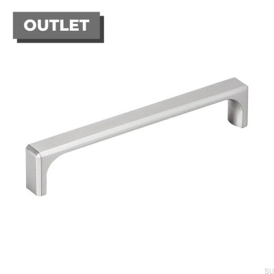 Poignée de meuble Fold 160, argent brossé