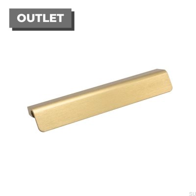 Poignée de meuble oblongue Frange Or brossé