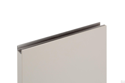 Poignée de meuble Jey2 3000 edge, aluminium, non peinte