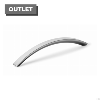 Poignée de meuble longitudinale Arch 192 Chrome poli