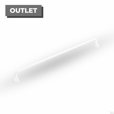 Poignée de meuble longitudinale Soft 192 Blanc Mat
