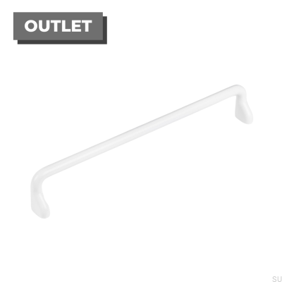 Poignée de meuble longitudinale Soft 320 Blanc Mat