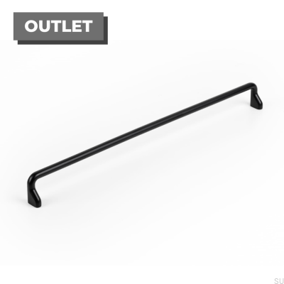 Poignée de meuble longitudinale Soft 320 Noir Mat