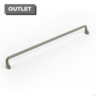 Poignée de meuble longitudinale Soft 320 Gris Mat