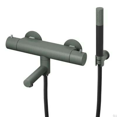  Robinet thermostatique de bain et de douche EVM026-150 Laiton vert cendré