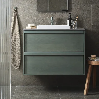ARM071 robinet de lavabo en laiton vert cendré