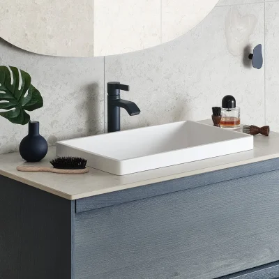 Robinet de lavabo ARM071 Laiton Bleu Profond