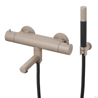  Robinet thermostatique de bain et de douche EVM026-150 Laiton Greige