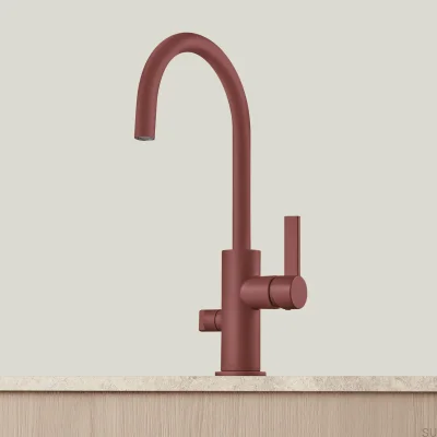 Robinet de cuisine avec valve pour lave-vaisselle ARM184 Laiton brun rougeâtre