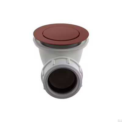 Bouchon de baignoire escamotable 22200 Laiton brun rougeâtre