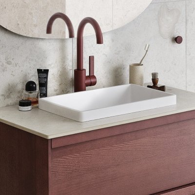 Robinet de lavabo ARM078 Laiton brun rougeâtre