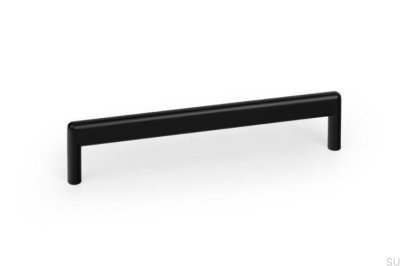 Poignée de meuble Beam 160 en métal noir mat