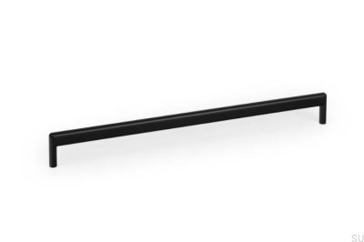 Poignée de meuble Beam 320 en métal noir mat