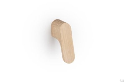 Bouton de meuble en bois de chêne non verni Luv Wood