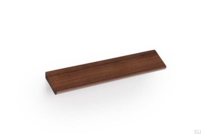 Poignée de meuble allongée en bois de noyer Cano 160