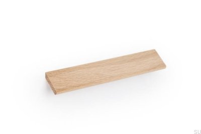 Poignée de meuble allongée en bois de chêne non verni Cano 160