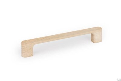 Poignée de meuble allongée en bois de chêne non verni Luv Wood 160