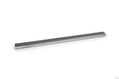 Poignée de meuble Ona 1440 Edge, finition anodisée grise brossée