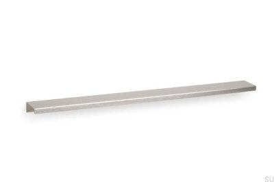 Poignée de meuble pour bordure de meuble Way 1056, Aluminium Silver