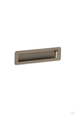 Poignée de meuble encastrée Low ST 192 Nickel Brossé