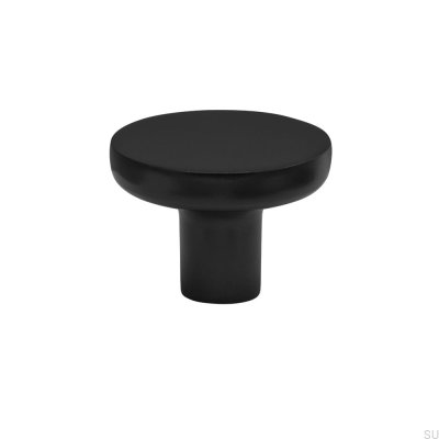 Bouton de meuble en métal Vibe Plain 38 noir mat