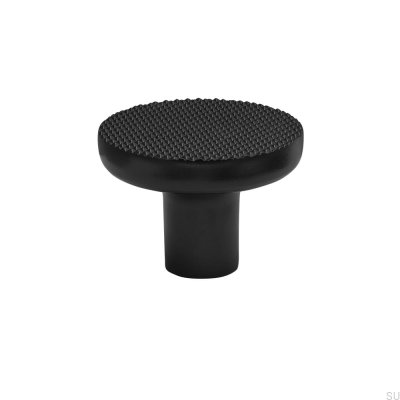 Bouton de meuble en métal Vibe Grip 38 noir mat