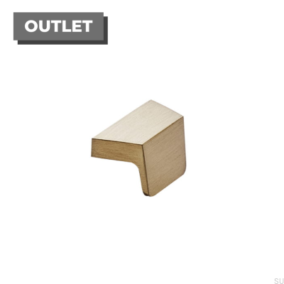 Bouton de meuble Enveloppe Or Brossé