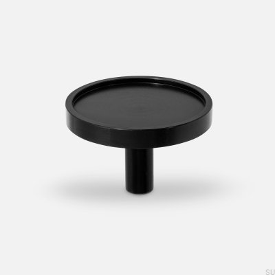 Bouton de meuble Ina L, aluminium, noir