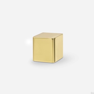 Bouton de meuble Lana S, laiton poli