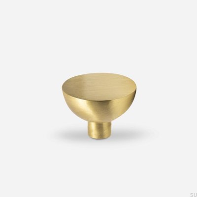 Bouton de meuble Luna M laiton brossé