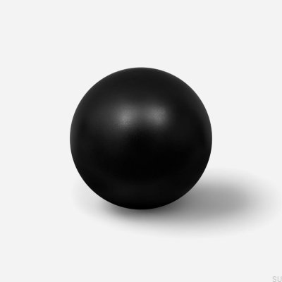 Bouton de meuble Odete M, laiton laqué noir