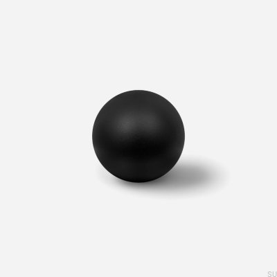Bouton de meuble Odete S, laiton laqué noir
