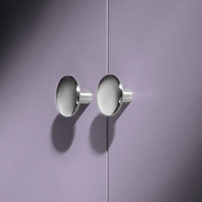 Bouton de meuble Céline M 35 Laiton Argent Chrome