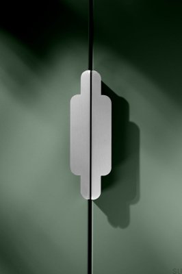 Poignée de meuble Tilda Silver Matt 160 en acier brossé argent mat