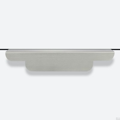 Poignée de meuble Tilda Silver Matt 160 en acier brossé argent mat