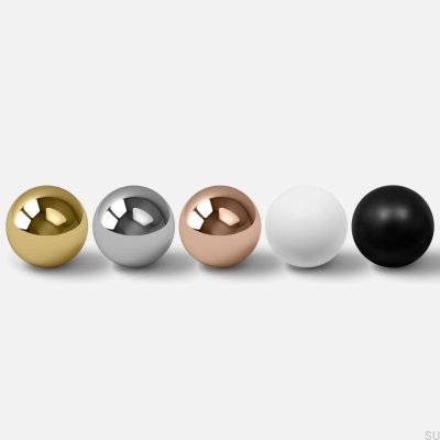 Bouton de meuble Odete S Laiton Cuivre Poli