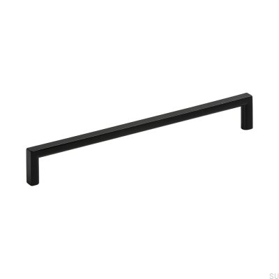 Poignée de meuble longue Soft 192 Metal Black