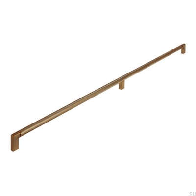 Poignée de meuble allongée 2457 736 Aluminium Or Antique