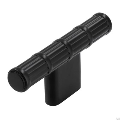 Bouton de meuble en métal noir mat T-Bar 2607 69
