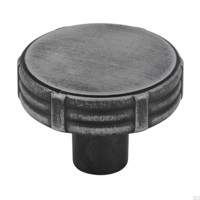Bouton de meuble 2612 35 Métal Argent Brossé